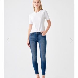 STS BLUE Emma Low Rise Skinny DRK Blue Marcos Jean